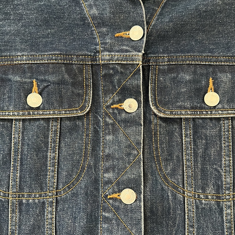 Re/Done Denim Duster Jean Jacket Size S - Picture 3 of 10